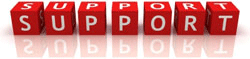 Image of word 'support'